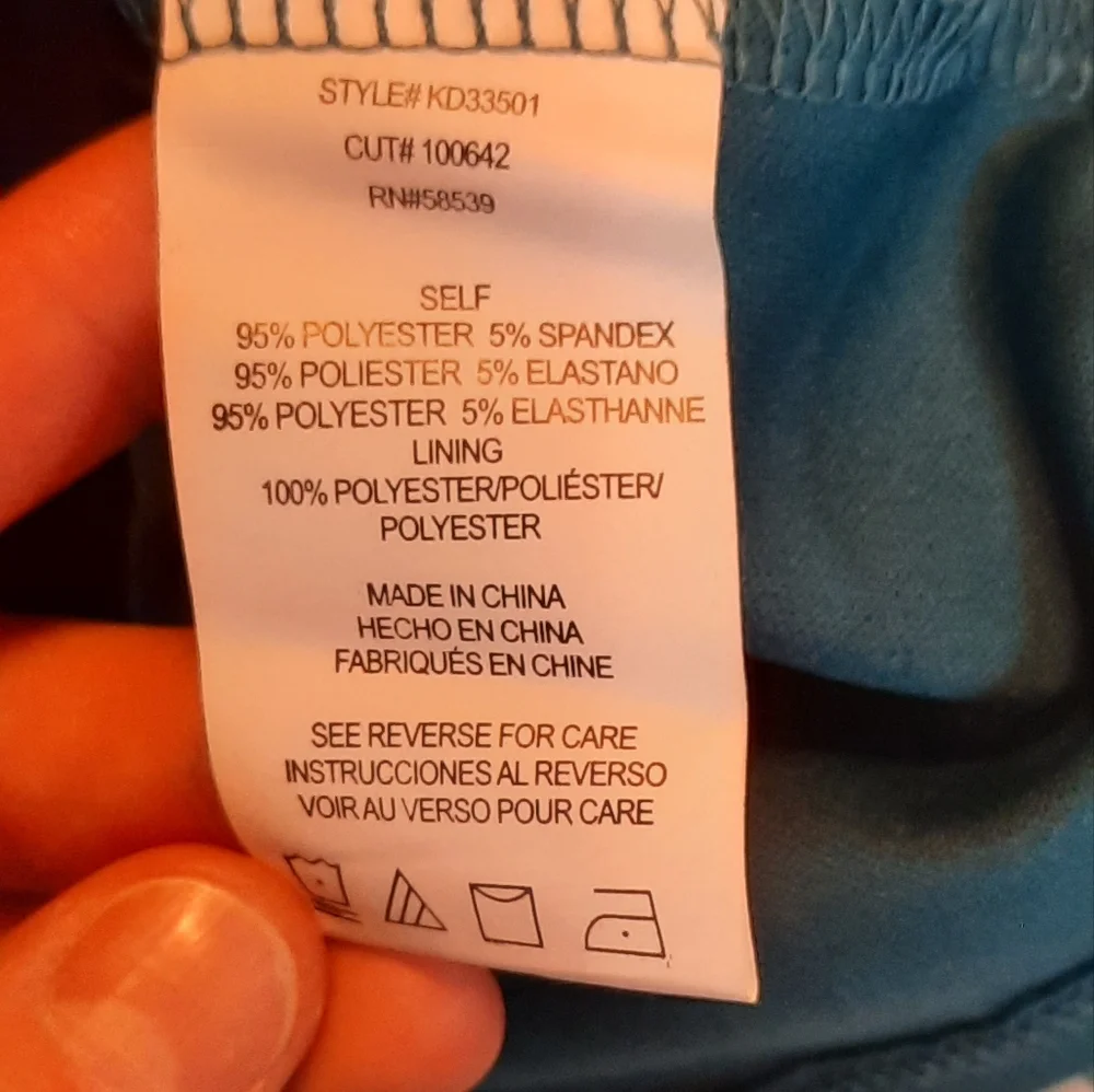 Kut From The Cloth Dress Womans 2 Blue Floral Sleeveless Formal Party Whimsical - Picture 12 of 13